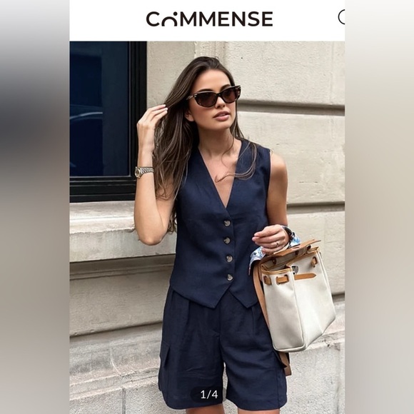 Commense Other - Commense 2 pc outfit (vest and trouser shorts)